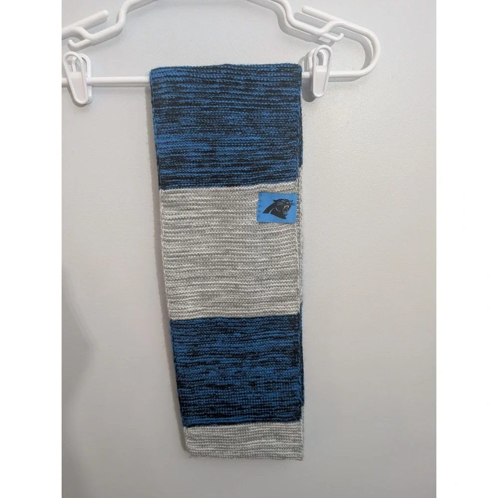 Carolina‎ Panthers Logo Infinity Scarf Blue & Grey Adult unisex NFL Football